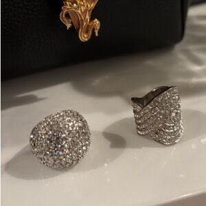 Cocktail Ring Set. Costume but Gorgeous Statement Rings